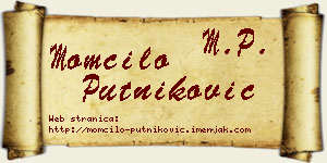 Momčilo Putniković vizit kartica